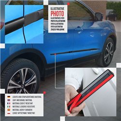 Side door trims for Dacia Bigster I (DJF) 2025- | Black PUR composite PU