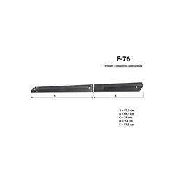 Side door trims for Dacia Bigster I (DJF) 2025- | Black PUR composite PU