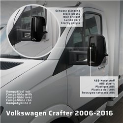 Nakładki na lusterka do Volkswagen VW Crafter I 2006-2016 | ABS