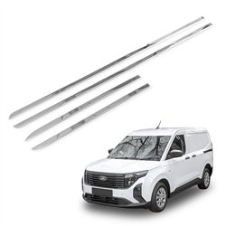 Side door trims for Ford Transit Courier II (V769) 2023- | Chrome steel