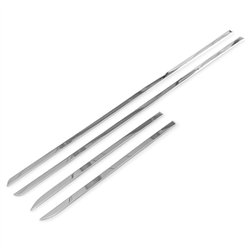 Side door trims for Ford Transit Courier II (V769) 2023- | Chrome steel