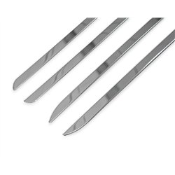 Side door trims for Ford Transit Courier II (V769) 2023- | Chrome steel