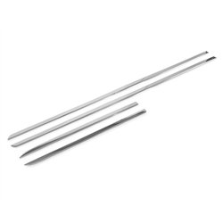 Side door trims for Ford Transit Courier II (V769) 2023- | Chrome steel