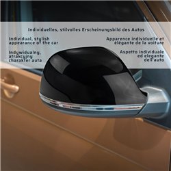 Nakładki na lusterka do Audi Q7 I (4L) PRE-FL 2005-2009 | ABS