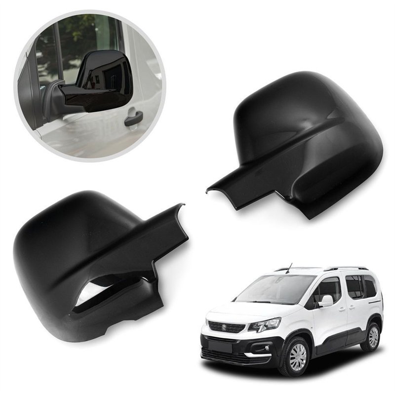 Nakładki na lusterka do Peugeot Rifter I (K9) 2018- | ABS