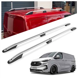 Relingi dachowe Ford Transit Custom II V710 L1 SWB 2023- Alumin