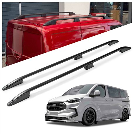 Relingi dachowe Ford Tourneo Custom II V710 L1 SWB 2023- Alumin