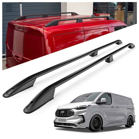 Relingi dachowe Ford Transit Custom II V710 L2 LWB 2023- Alumin