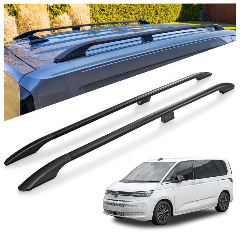 Relingi dachowe Volkswagen VW Multivan T7 L1 / L2 2021- Aluminium plasti