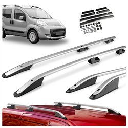 Relingi dachowe do Fiat Qubo I 2008-2019 | Aluminium plastik