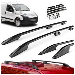 Relingi dachowe do Peugeot Bipper I 2007-2015 Aluminium plastik