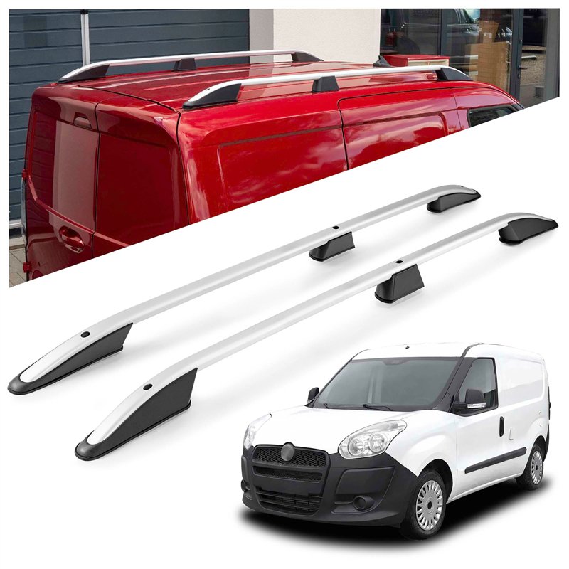 Relingi dachowe Fiat Doblo II 263 H1 L1 SWB 2010-2022 Aluminium