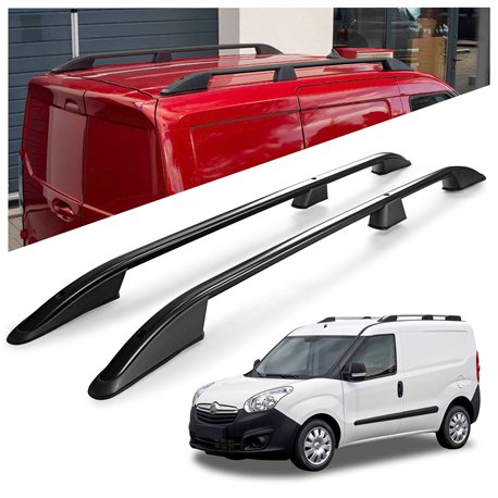 Relingi dachowe do Opel Combo D 2012-2018 | Aluminium plastik