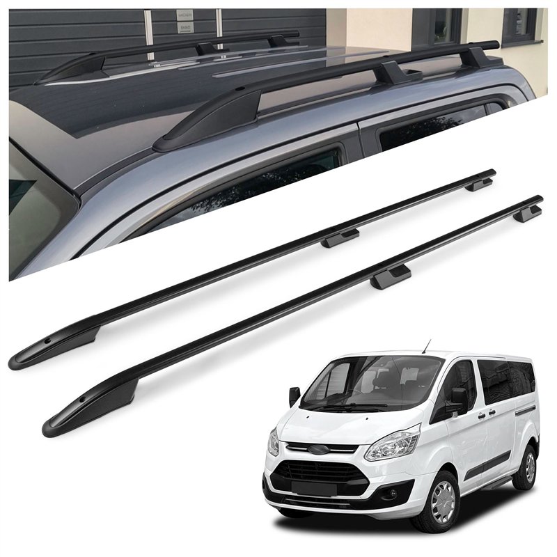 Relingi dachowe Ford Tourneo Custom I V362 L1 SWB 2012-2023 Aluminium pl