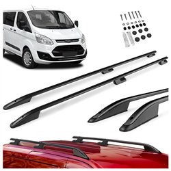 Relingi dachowe Ford Tourneo Custom I V362 L1 SWB 2012-2023 Aluminium pl