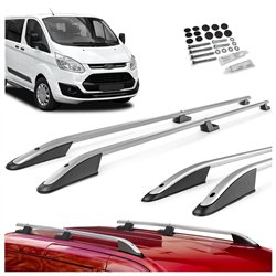 Relingi dachowe Ford Tourneo Custom I V362 L2 LWB 2012-2023 Aluminium pl