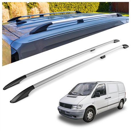 Relingi dachowe Mercedes Vito (W638) 1996-2003 | Aluminium plastik