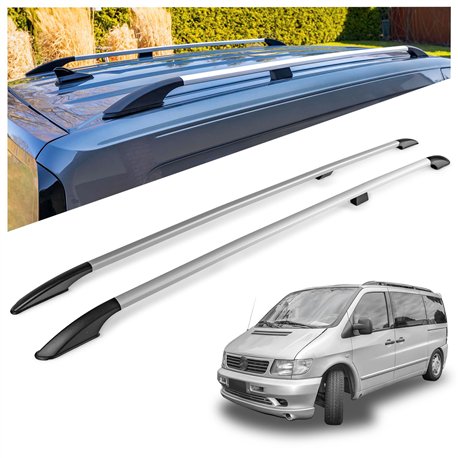 Relingi dachowe Mercedes V-Klasa W638 1996-2003 Aluminium plastik
