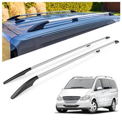 Relingi dachowe Mercedes Viano W639 L1 SWB 2003-2014 Aluminium pla