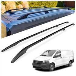 Relingi dachowe Mercedes Vito W447 Compact SWB 2014- Aluminium plastik