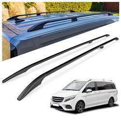 Relingi dachowe Mercedes V-Klasa W447 Compact SWB 2014- Aluminium plasti