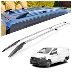 Relingi dachowe Mercedes Vito W447 L3 ELWB 2014- Aluminium plastik