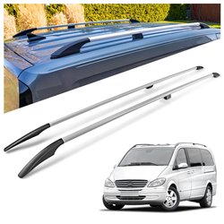 Relingi dachowe Mercedes Viano W639 L2 LWB 2003-2014 Aluminium pla