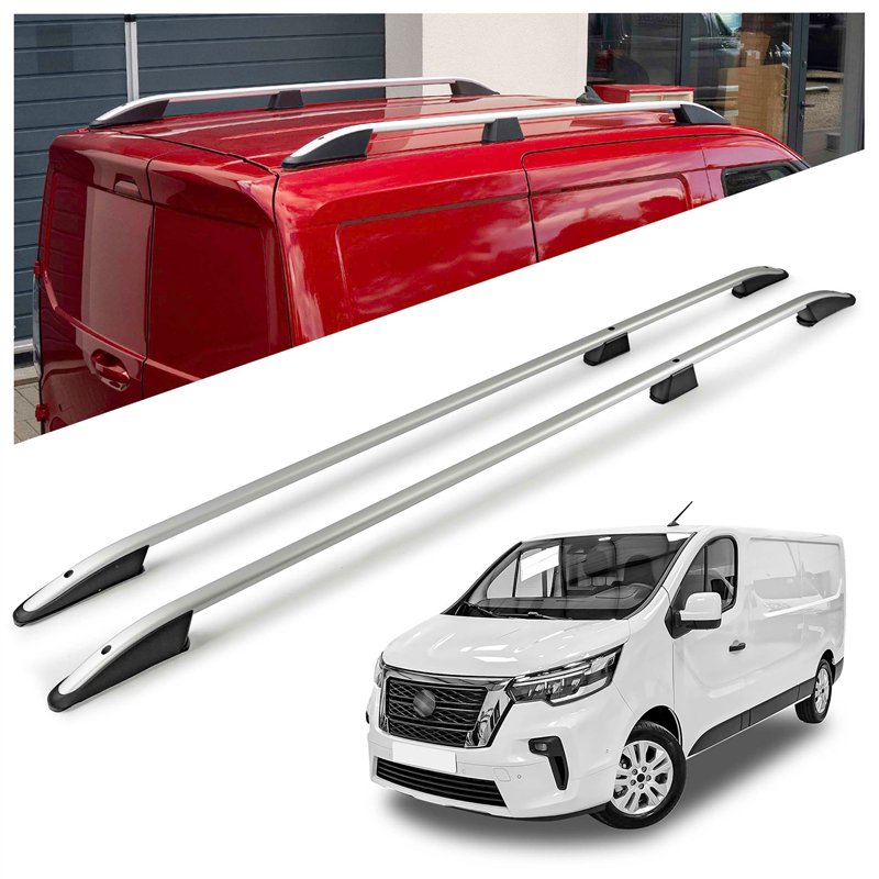 Relingi dachowe do Nissan Primastar II X82 L1 SWB 2021- Aluminium