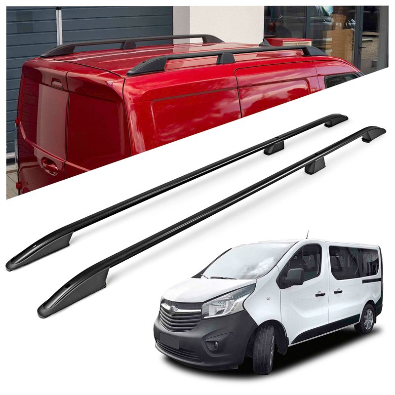 Relingi dachowe Opel Vivaro B X82 L1 SWB 2014-2019 Aluminium plastik