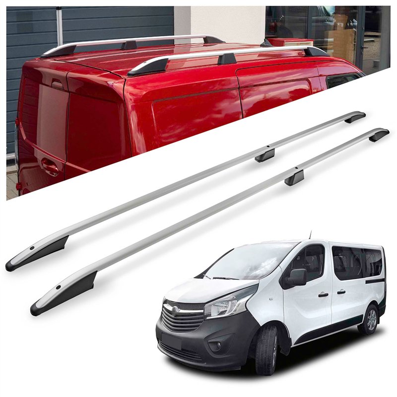 Relingi dachowe Opel Vivaro B X82 L2 LWB 2014-2019 Aluminium pl