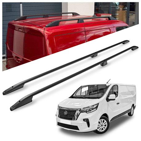 Relingi dachowe do Nissan Primastar II X82 L2 LWB 2021- Aluminium