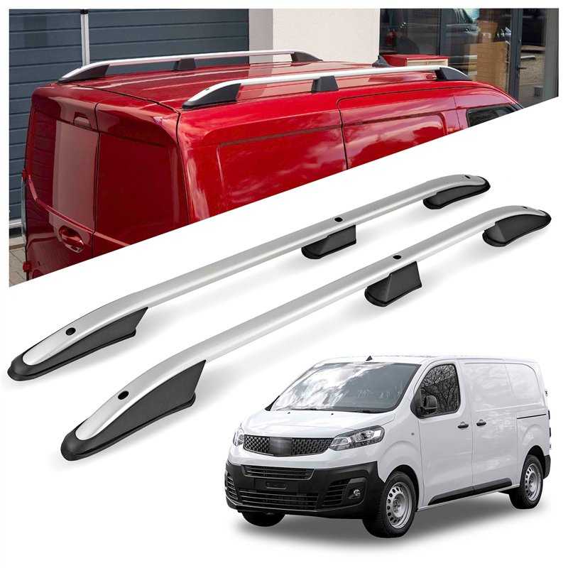 Relingi dachowe do Fiat Scudo III 507 L1 2022- Aluminium plastik