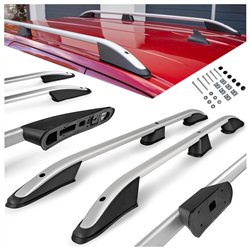 Roof rails for Opel Vivaro C L1 S 2019-2022 Elegance Aluminum Plastic