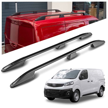 Relingi dachowe do Fiat Scudo III (L1) 2022- | Aluminium plastik