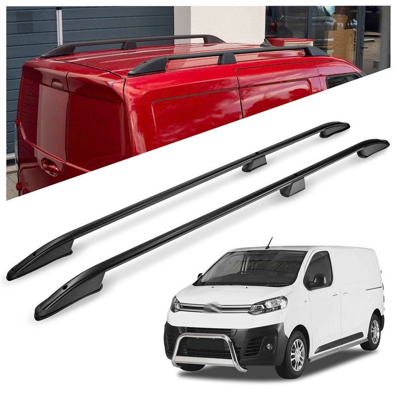 Relingi dachowe Citroen Jumpy III V 4D L3 XL 2016- Aluminium plastik