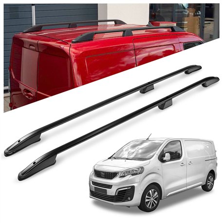 Relingi dachowe Peugeot Expert III V L2 Standard 2016- Aluminium plastik