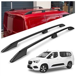 Relingi dachowe Opel Combo E K9 L1 Standard 2018- Aluminium plastik