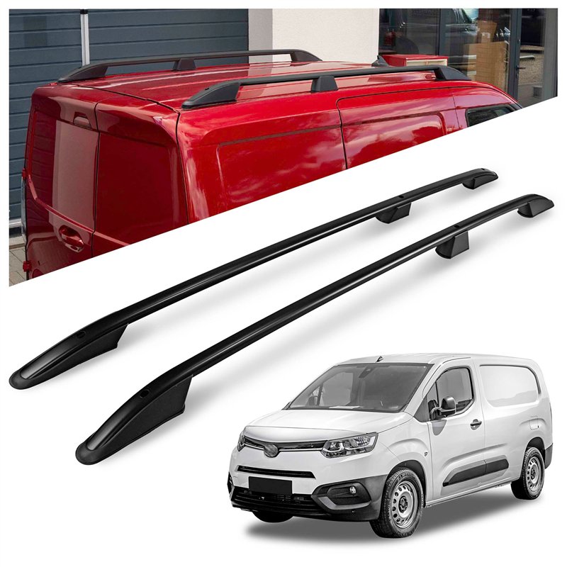 Relingi dachowe Toyota Proace City I E/K9 L2 2020- Aluminium plastik