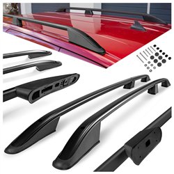 Relingi dachowe do Peugeot Rifter I 2018- | Aluminium plastik