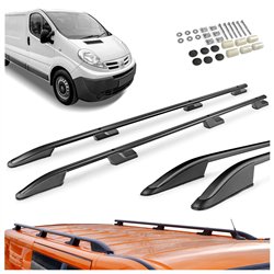 Relingi dachowe Nissan Primastar I F4/J4 L1 SWB 2002-2015 Aluminium plas