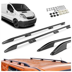 Relingi dachowe Opel Vivaro A X83 L1 SWB 2001-2014 Aluminium plastik