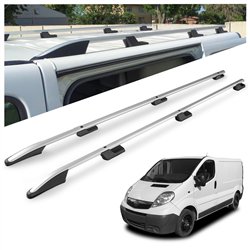 Relingi dachowe Opel Vivaro A X83 L2 LWB 2001-2014 Aluminium plastik