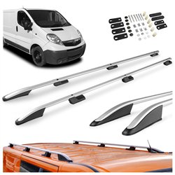 Relingi dachowe Opel Vivaro A X83 L2 LWB 2001-2014 Aluminium plastik