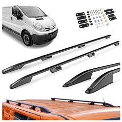 Relingi dachowe Nissan Primastar I F4/J4 L2 LWB 2002-2015 Aluminium plas