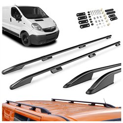 Relingi dachowe Opel Vivaro A X83 L2 LWB 2001-2014 Aluminium plastik