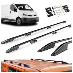 Relingi dachowe Renault Trafic II FL/JL L2 LWB 2001-2014 Aluminium plast