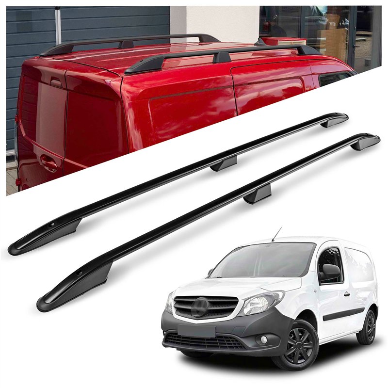 Relingi dachowe Mercedes Citan W415 L2 A2 2012-2021 Aluminium plastik