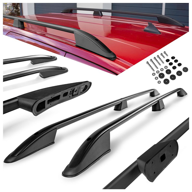 Roof rails for Renault Kangoo II FW/KW L2 Maxi 2008-2022 Aluminum Plastic