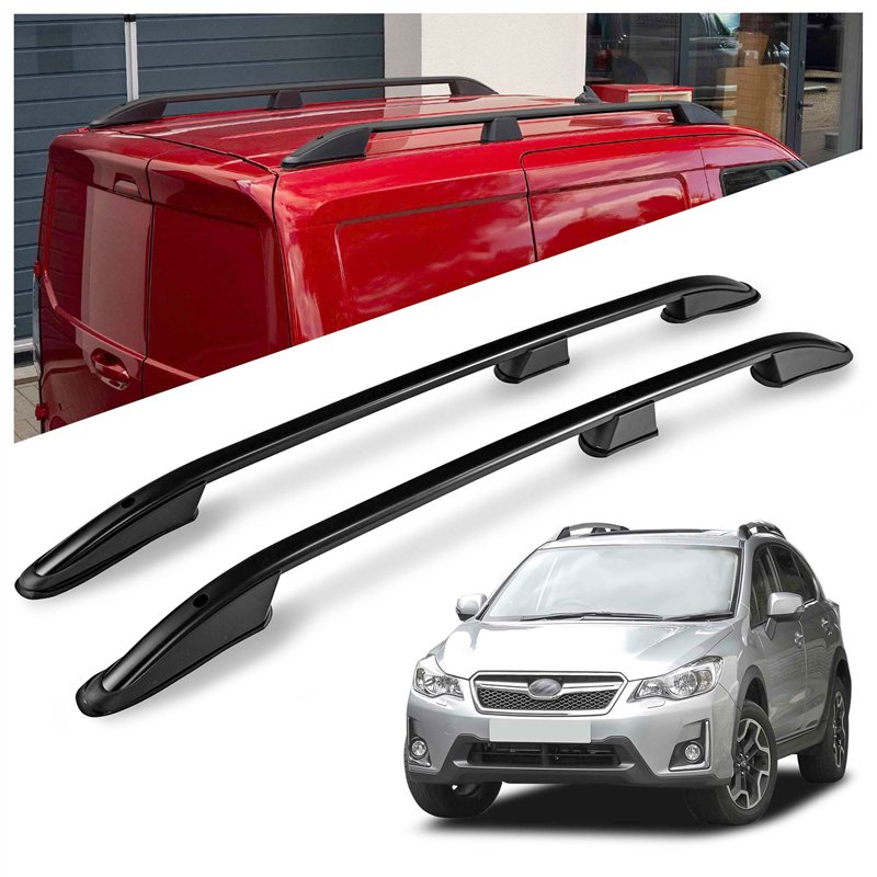 Relingi dachowe do Subaru XV I 2012-2017 Aluminium plastik