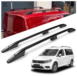 Roof rails for Volkswagen VW Caddy IV SA DU L1 SWB 2015-2020 Aluminum Plas